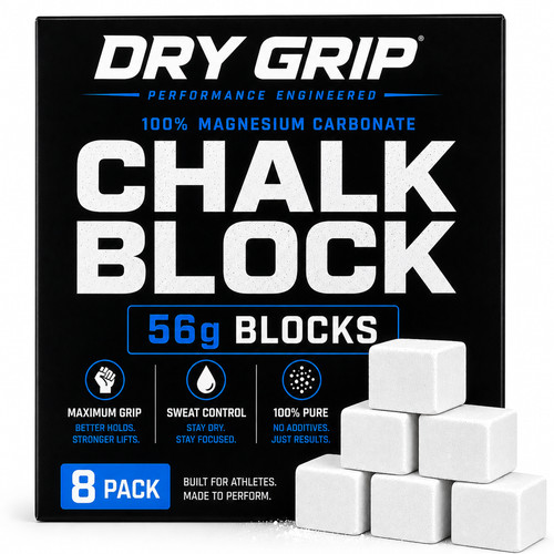 Dry grip gym block - block, chalk