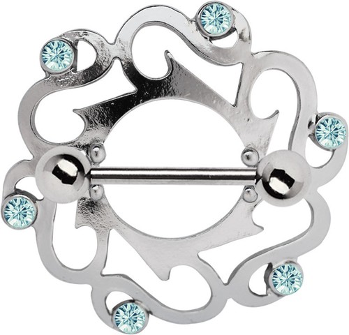 Chest piercing jewelry - piercing,
