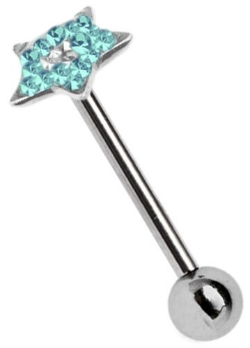Tongue piercing jewelry - piercing,