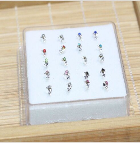 20pcs solid silver mixed - solid,