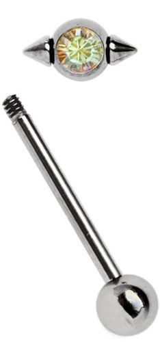 Titan piercing jewelry tongue - titan,