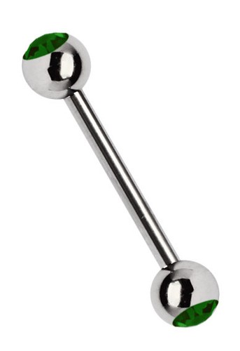 Titan chest piercing barbell - titan,